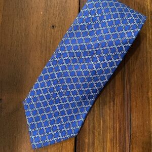 Brooks Brothers 346 silk tie geometric circular print luxury professional office